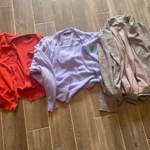 Cardigan, blazer bundle. Woman’s XL. Super cute and versatile